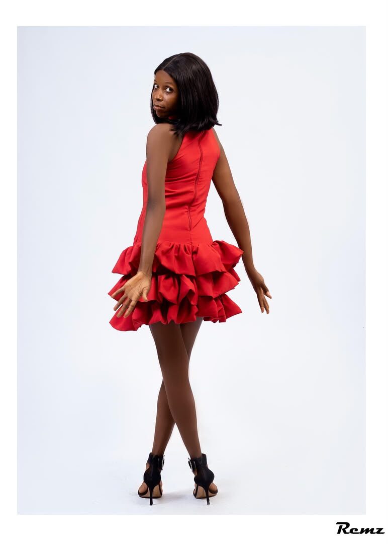 Ruffle Hem Dress