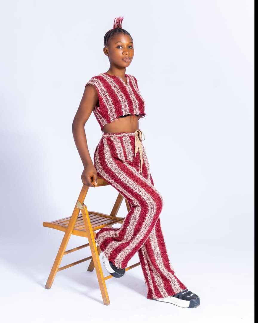 Striped Knit Set