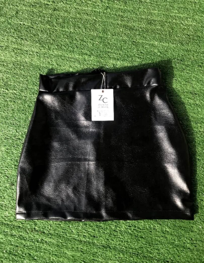 Leather Mini Skirt
