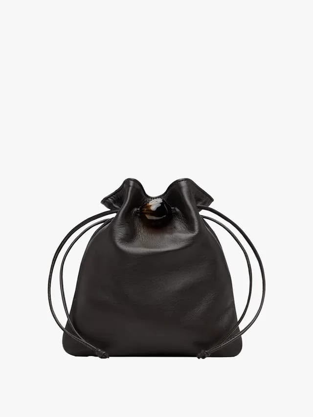 Leather Drawstring Pouch