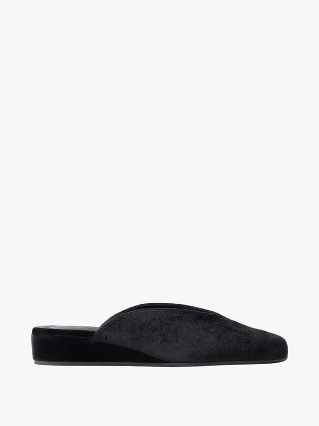 Velvet Slip-On Mule