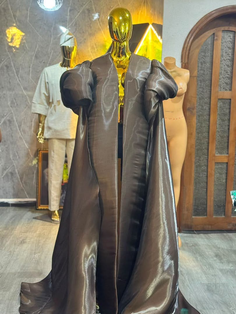 Gilded grey Gown